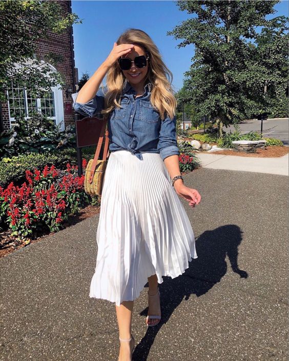 Stílusiskola: így viselj tavasszal fehér szoknyákat - DIVAT&STÍLUS - Stílusiskola - divat, fehér szoknya, outfit, stílus, szoknya, tavasz, 