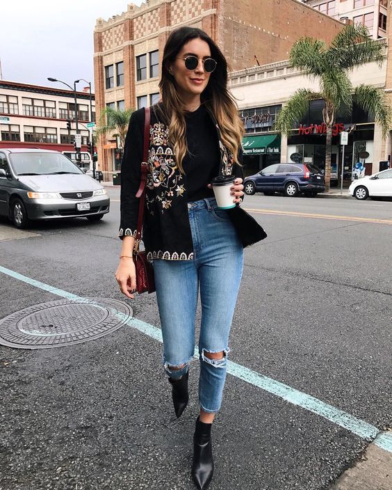 Stílusiskola: így lehetsz csinos szaggatott farmerokban - DIVAT&STÍLUS - Stílusiskola - divat, farmer, outfit, stílus, szaggatott farmer, 