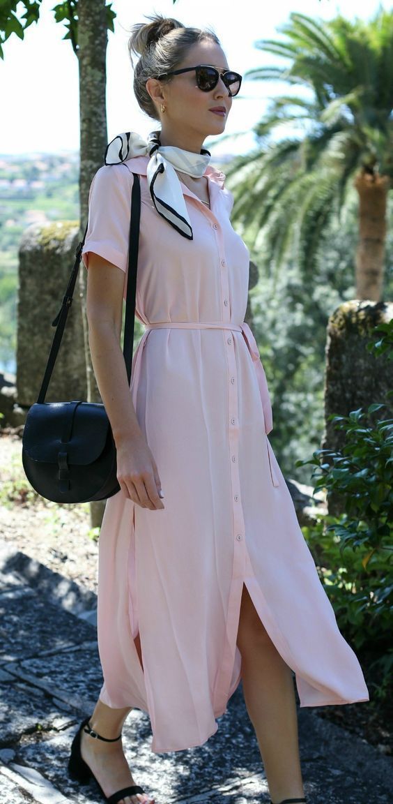 Stílusiskola: így viselj nyáron púderrózsaszínt - DIVAT&STÍLUS - Stílusiskola - divat, outfit, púderrózsaszín, rózsaszín, stílus, 