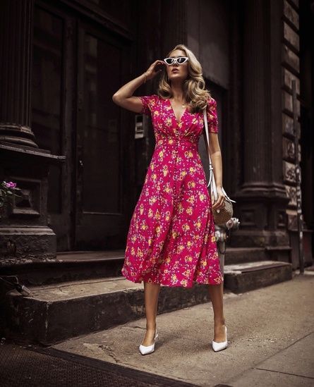 Stílusiskola: nyári kedvencünk a virágmintás ruha - DIVAT&STÍLUS - Stílusiskola - divat, nyár, outfit, stílus, virágos ruha, 