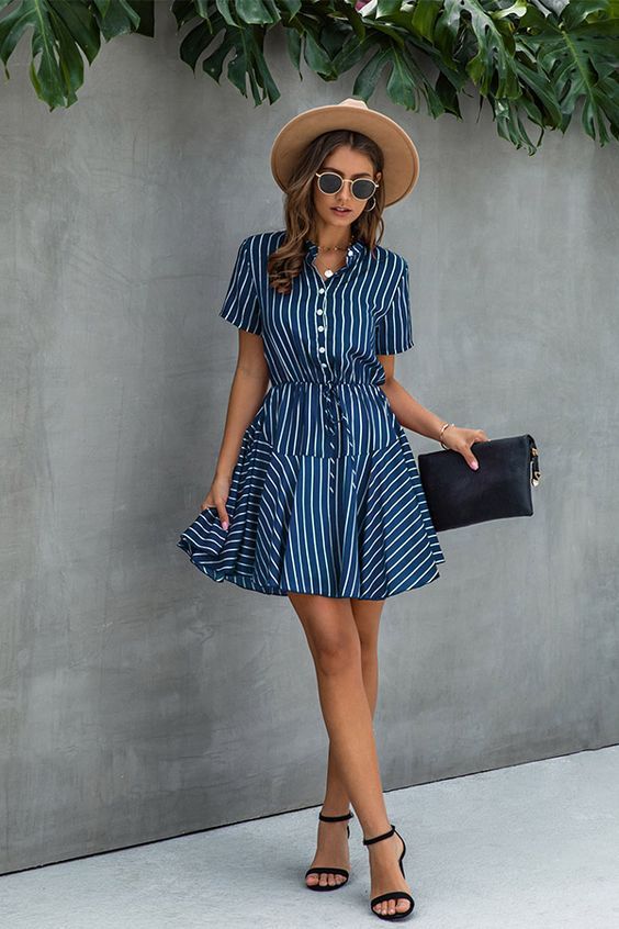 Stílusiskola: mindenképpen be kell szerezned egy csíkos ruhát - DIVAT&STÍLUS - Stílusiskola - csíkos ruha, divat, nyár, outfit, stílus, 