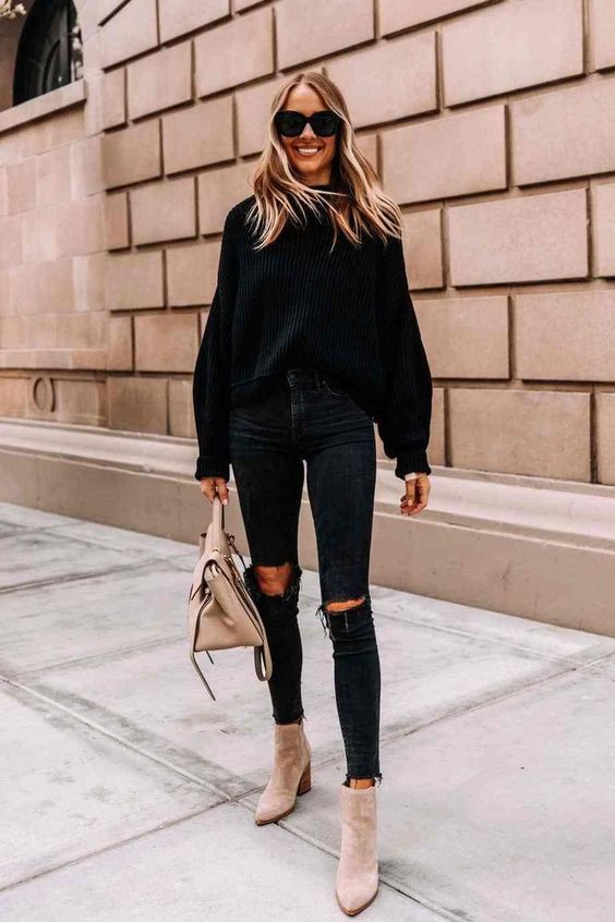 Stílusiskola: így viselj tetőtől talpig feketét - DIVAT&STÍLUS - Stílusiskola - divat, fekete, outfit, ősz, stílus, 