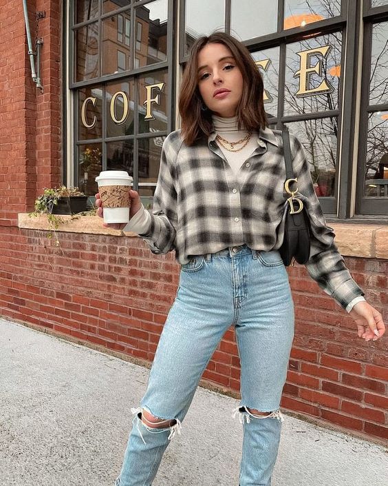 Stílusiskola: így viselj ősszel kockás ingeket - DIVAT&STÍLUS - Stílusiskola - divat, kockás ing, outfit, stílu, 