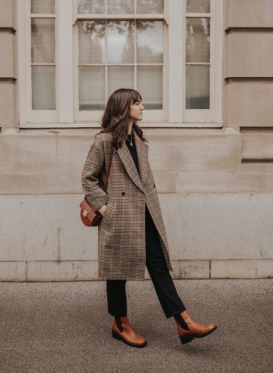 Stílusiskola: idén így viselj  kockás kabátokat - DIVAT&STÍLUS - Stílusiskola - divat, kabát, kockás kabát, outfit, stílus, 