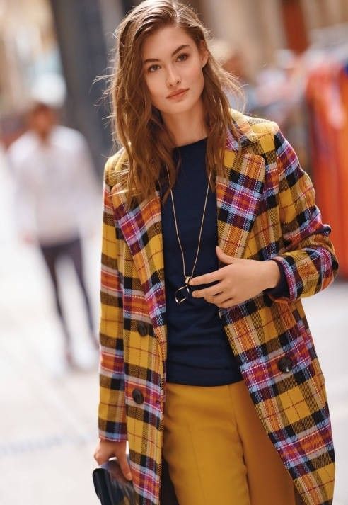 Stílusiskola: idén így viselj  kockás kabátokat - DIVAT&STÍLUS - Stílusiskola - divat, kabát, kockás kabát, outfit, stílus, 
