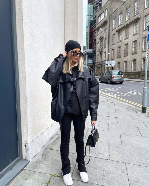 Stílusiskola: laza outfitek bőrdzsekivel - DIVAT&STÍLUS - Stílusiskola - bőrdzseki, divat, outfit, stílus, 