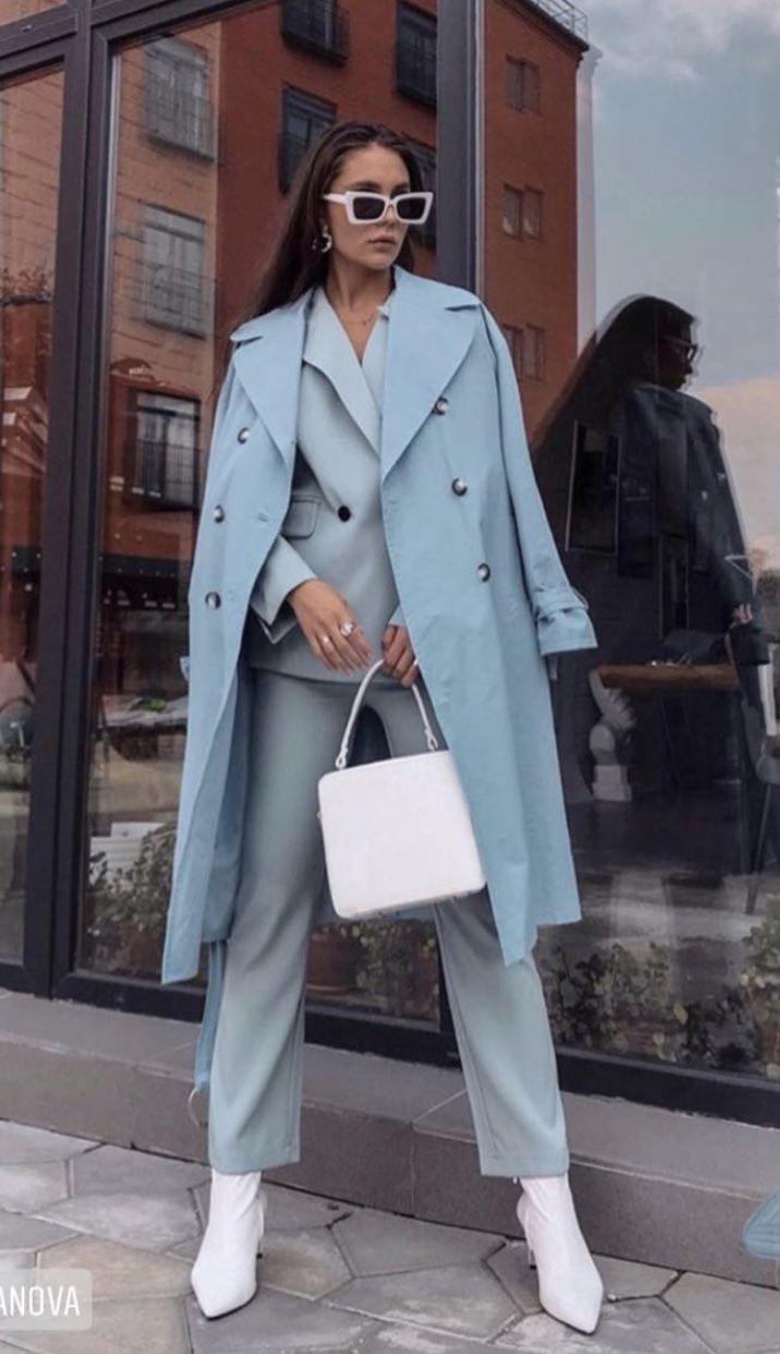 Stílusiskola: így viseld ősszel a babakék árnyalatot - DIVAT&STÍLUS - Stílusiskola - babakék, divat, outfit, ősz, stílus, 