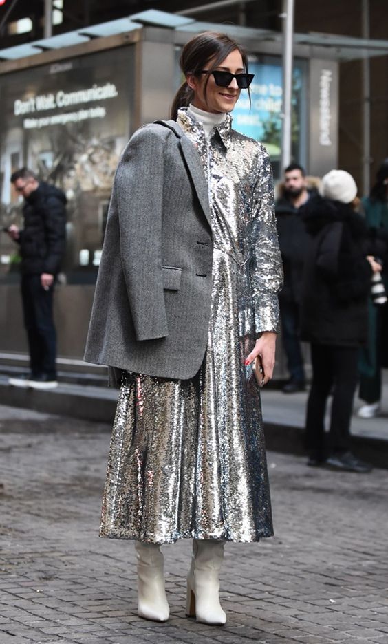 Stílusiskola: így viseld az ezüst színt - DIVAT&STÍLUS - Stílusiskola - divat, ezüst, outfit, stílus, tél, 