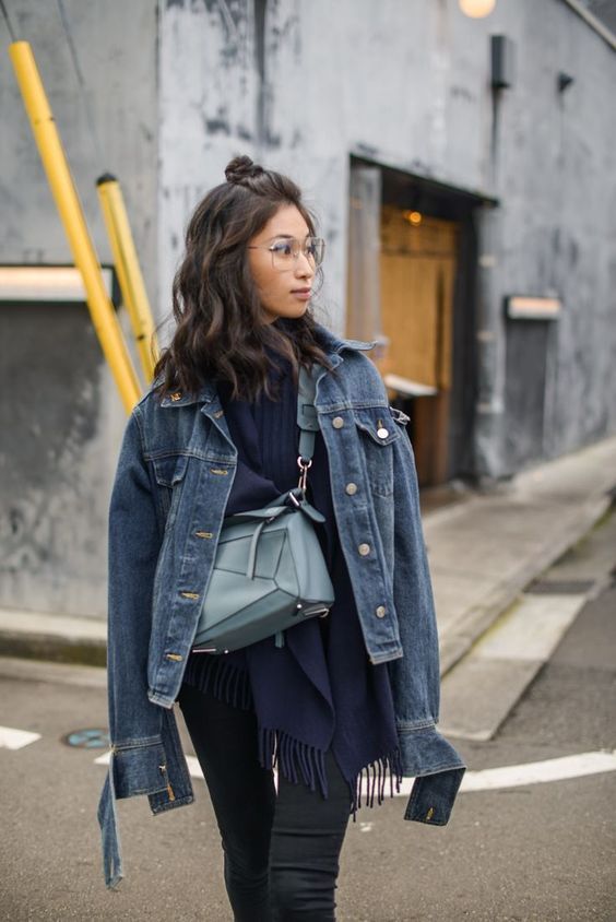 Stílusiskola: így viselj télen farmerdzsekiket - DIVAT&STÍLUS - Stílusiskola - divat, farmerdzseki, outfit, stílus, 