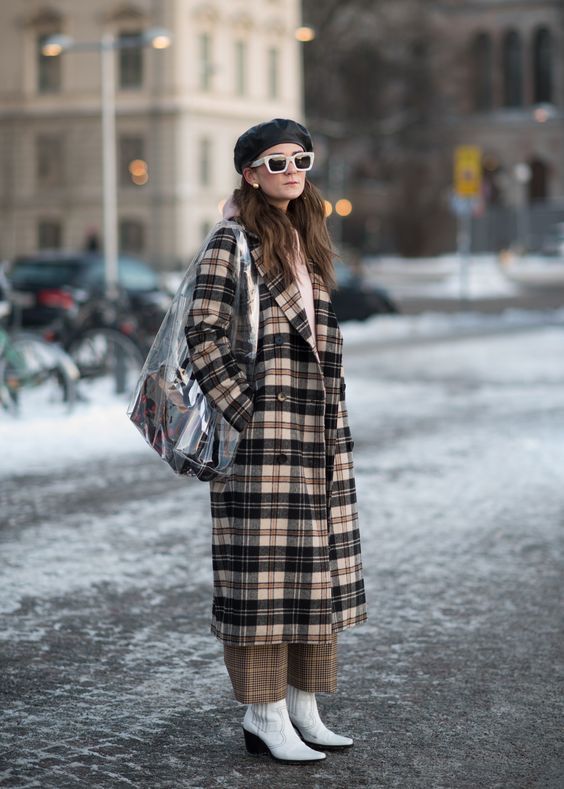 Stílusiskola: így viselj télen kockás szövetkabátokat - DIVAT&STÍLUS - Stílusiskola - divat, kockás kabát, outfit, stílus, tél, 