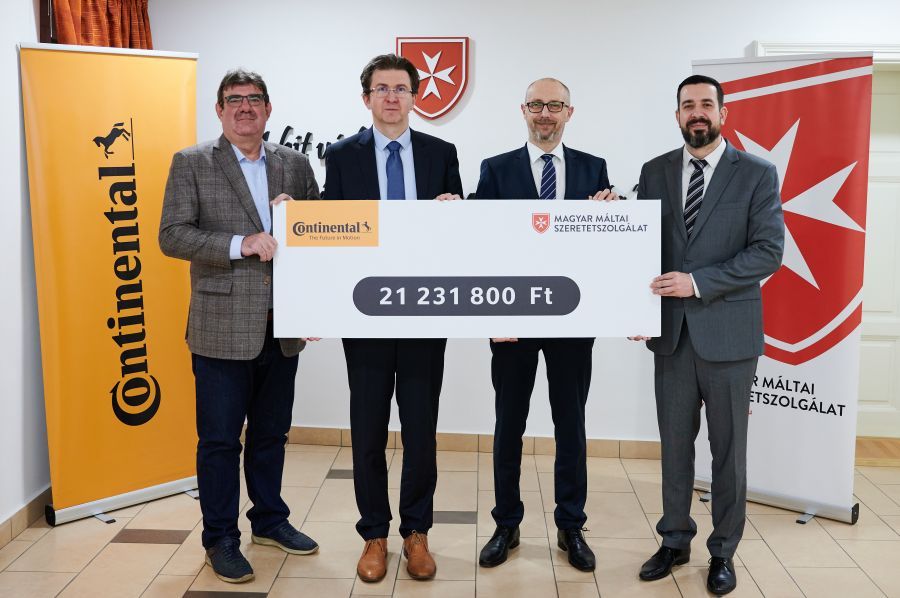 A Continental 21 millió forinttal támogatja a Magyar Máltai Szeretetszolgálat munkáját - STYLENEWS - Mobility - adomány, continental, magyar máltai szeretetszolgálat, ukrajna, 