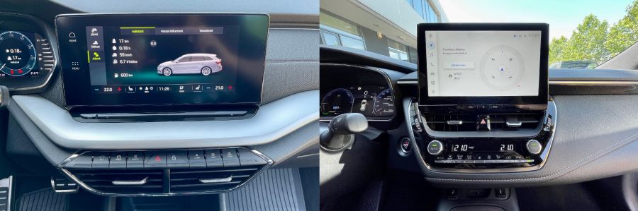 Sorvezetők – Skoda Octavia Combi 1.5 TSi e-Tech Style vs. Toyota Corolla Touring Sports 2.0 Hybrid GR Sport Dynamic összehasonlító teszt - STYLENEWS - Mobility - 