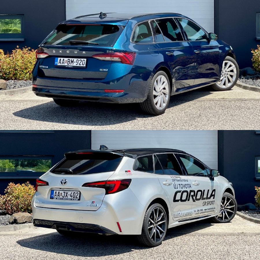 Sorvezetők – Skoda Octavia Combi 1.5 TSi e-Tech Style vs. Toyota Corolla Touring Sports 2.0 Hybrid GR Sport Dynamic összehasonlító teszt - STYLENEWS - Mobility - 