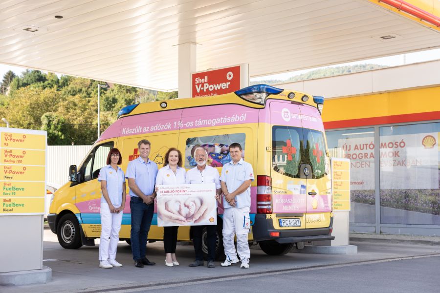 A Shell 2023-ban is támogatja a Peter Cerny Alapítvány nélkülözhetetlen munkáját - STYLENEWS - Aktuális - mentőautó, shell hungary zrt, 