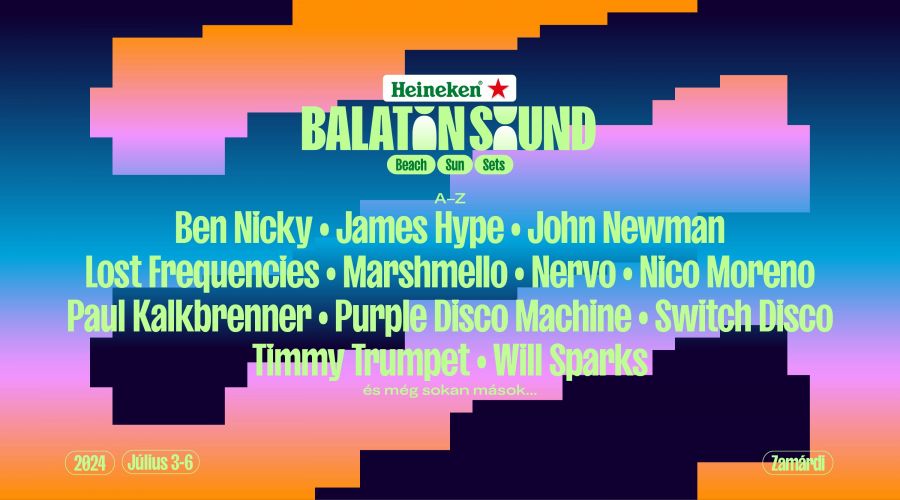 Világsztárokat jelentett be 2024-re a Sound - STYLENEWS - Rendezvények - balaton, balaton sound, balaton sound 2024, fesztiválok, fesztiválok 2024, john newman, marshmallow, paul kalkbrenner, zamárdi, 