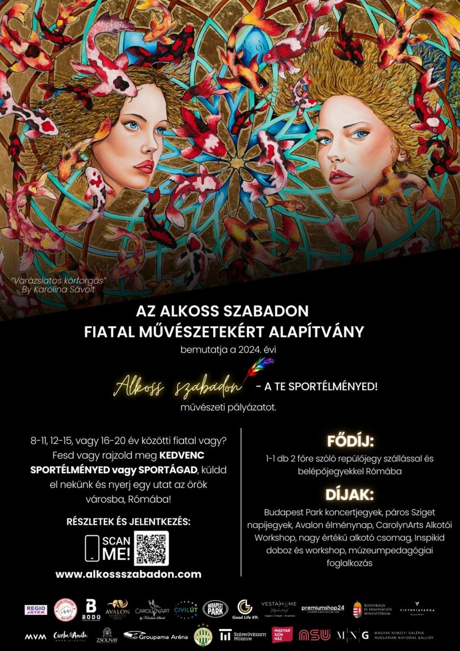 Művészet és sport találkozását segíti idén az Alkoss szabadon pályázata - Kultúr-kitérő -  - Alkoss szabadon, sportesemény, 