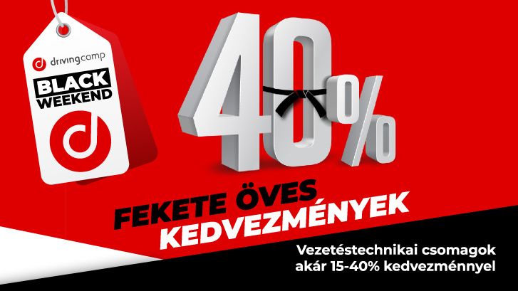 drivingcamp Black Weekend – A vezetési élmények új dimenziója - STYLENEWS - Rendezvények - ajándékutalv, black weekend, driving camp, vezetéstechnikai tréning, 