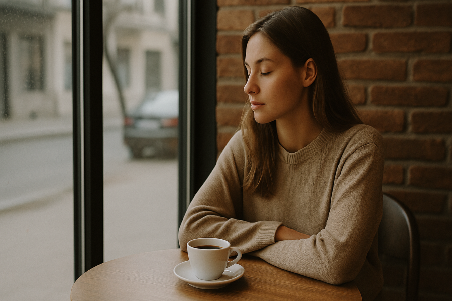 A pillanat, amit nem osztasz meg – a Tiéd igazán - KERESD A NŐT  - Lélekhangok - csend, csendben lenni, egyedüllét, közösségi média, 
