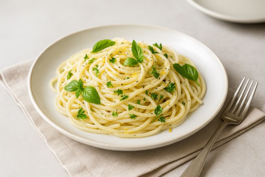 Citromos-ricottás spagetti friss zöldfűszerekkel – letisztult ízek gyorsan - STYLELIFE - Gasztronómia - 