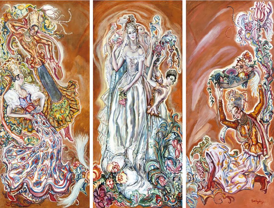 Berény Róbert főműve 38 millió forintért, Tihanyi Lajos legkiemelkedőbb absztraktja 12 millió forintért kelt el a Virág Judit Galéria aukcióján   - STYLENEWS - Style ART -  Kmetty János, Berény Róbert Árnyék és Olympia, festmények, Scheiber Hugó, styleart, 