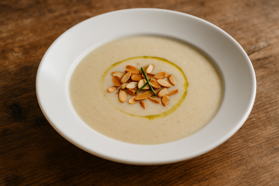 Fehérboros zellerkrémleves pirított mandulával - STYLELIFE - Gasztronómia - 