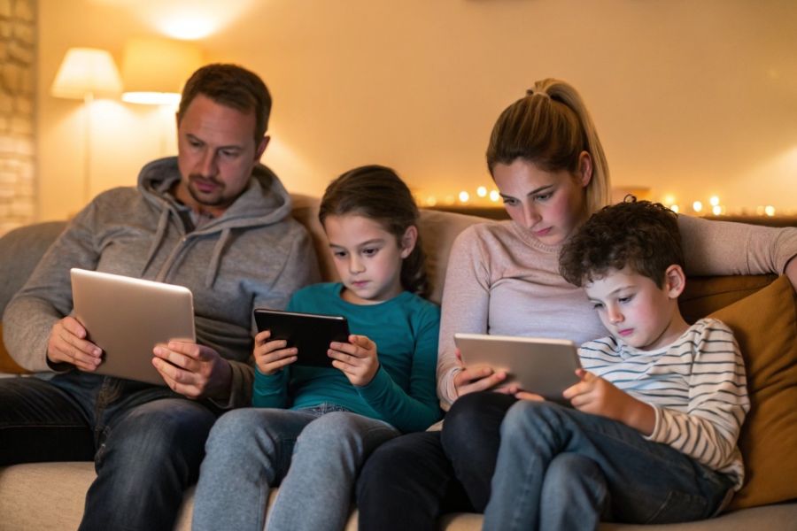 Digitális család: lehetőség és kihívás - STYLELIFE - Style family - Digitális jelenlét, mobilozz, ne mobilozz az asztalnál, online bántalmazás, technológia, 