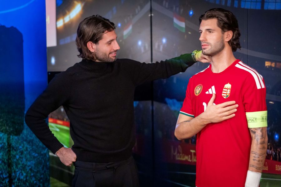 Átadták Szoboszlai Dominik viaszfiguráját a Madame Tussauds Budapest produkcióban - STYLENEWS - Aktuális - Madame Tussauds Budapest, Szoboszlai Dominik, 