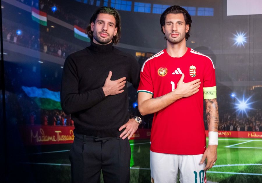 Átadták Szoboszlai Dominik viaszfiguráját a Madame Tussauds Budapest produkcióban - STYLENEWS - Aktuális - Madame Tussauds Budapest, Szoboszlai Dominik, 