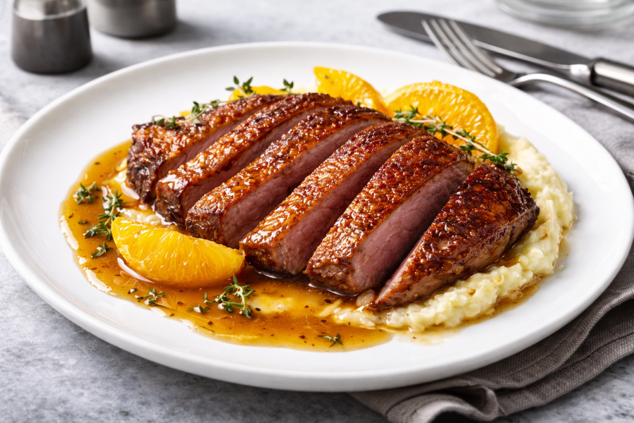 Mézes–narancsos kacsamell, selymes mártással - STYLELIFE - Gasztronómia - 