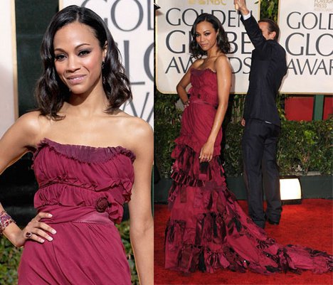 Golden Globe Awards 2010 - Hölgyeknek - Hírek  -  - Balenciaga, Bottega Veneta, Dianna Agron, Fergie, Giorgio Armani Privé, Glee, golden globe, Jasmine di Milo, Jayma Mays, Jennifer Garner, Julia Roberts, Julianne Moore, Kate Hudson, Kristen Bell, Lanvin, Laurent, Louis Vuitton, Marchesa, Penelopé Cruz, ruha, Sandra Bullock, színésznő, Versace, Yves Saint Laurent, 