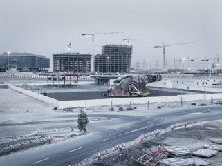 Dubaiban épül a Halálcsillag -  -  - Battle droid, Cédric Delsaux, darth vader, dubai, halálcsillag, Pierrick Gueneugue, star wars, 