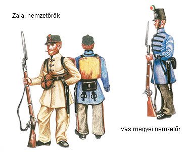 A szabadságharc egyenruhái I. rész: a Nemzetőrség - Hírek  -  - 1848, egyenruha, honvéd, katona, nemzetőr, szabadságharc, 