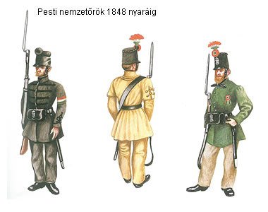 A szabadságharc egyenruhái I. rész: a Nemzetőrség - Hírek  -  - 1848, egyenruha, honvéd, katona, nemzetőr, szabadságharc, 