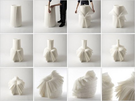 Réteges designfotel az ágy, asztal, tévé ajánlásával - Otthon & Design -  - 2010, ágy asztal tv, lakberendezés, papírfotel, 