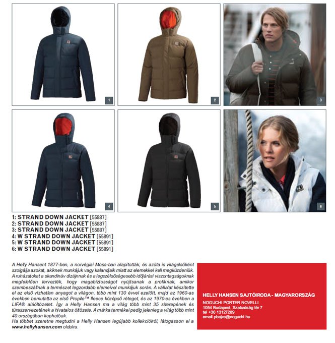 OSLO FJORD -  Helly Hansen kollekció - 2011 ősz-tél - Hírek  -  - 