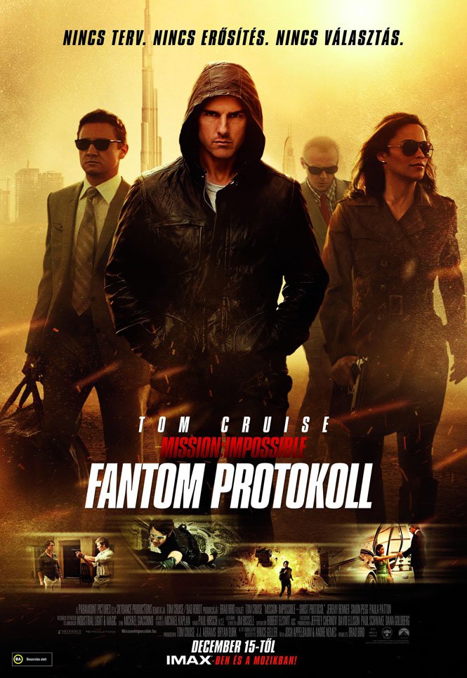 Mozi: Mission: Impossible - Fantom protokoll - Fesztelen mindennapok -  - film, könnyű, kultúra, mozi, programajánló, Tom Cruise, 