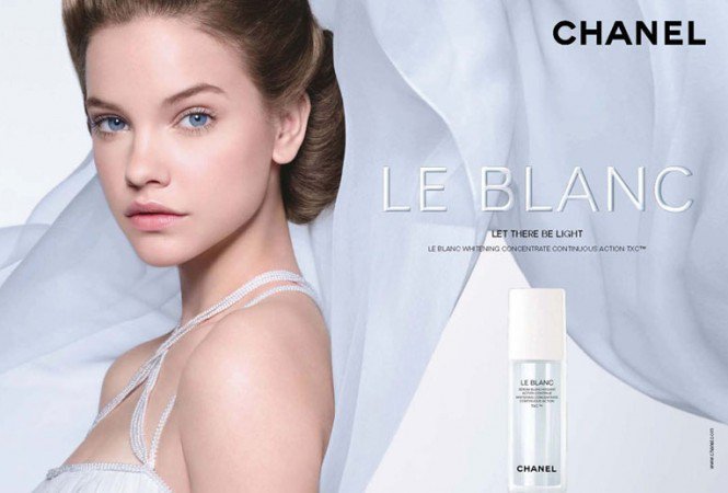 Palvin Barbara a Chanel Le Blanc arca - Smink  -  - Chanel, Chanel Le Blanc, Palvin Barbara, 