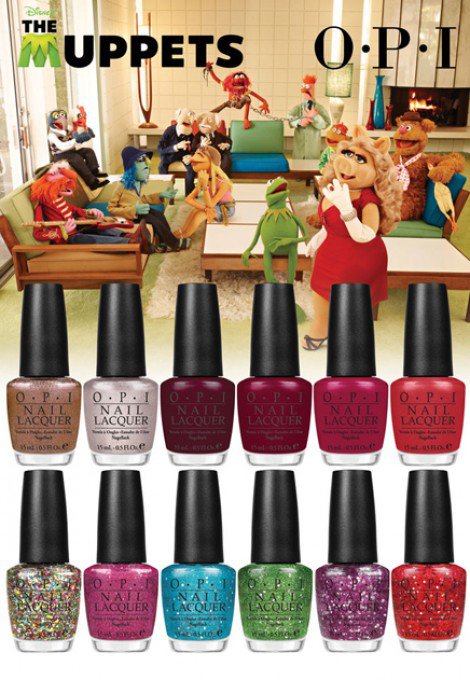 OPI Muppets kollekció - SZÉPSÉG - Smink  - csillám, körömlakk, Muppets, OPI, színes, 
