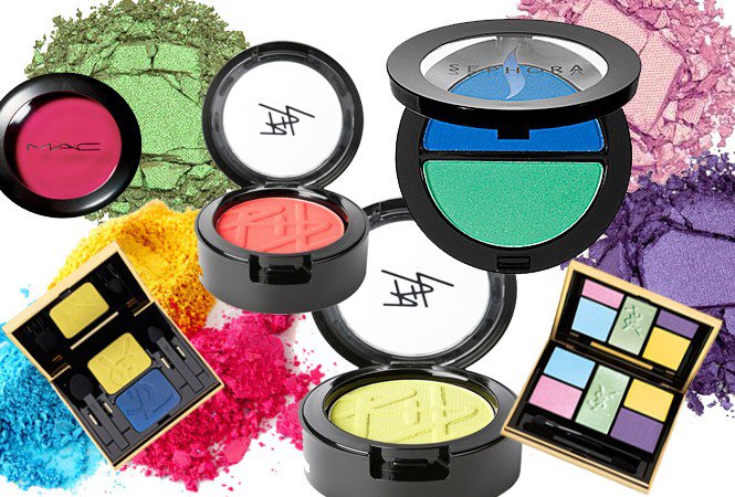 Színezd újra! - Smink  -  - color blocking, Mac, neon, smink, szemhéj, YSL, 