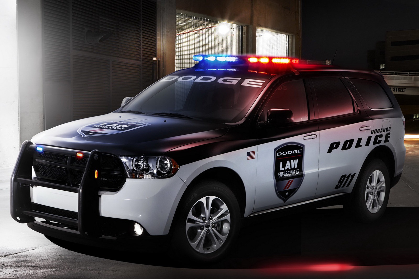 A rendőrségnek készített terepjárót a Dodge -  -  - Dodge Durango police car, 