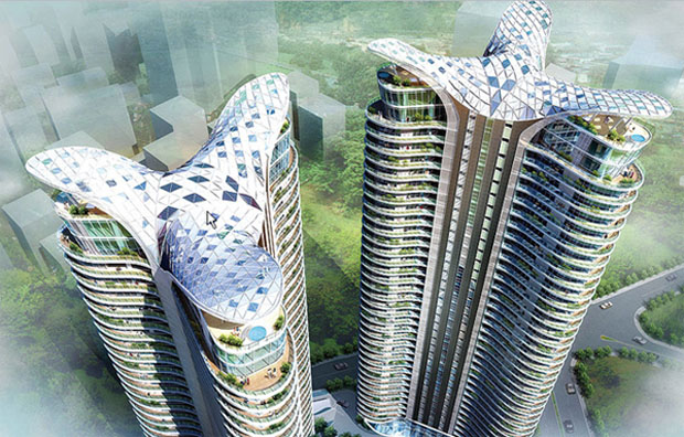 Mumbai új csodája - STYLELIFE - Otthon & Design - Aquaria, Grande, India, Mumbai, Towers, 