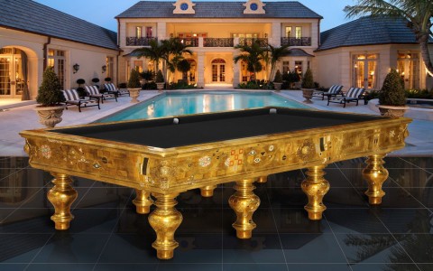 A világ legdrágább biliárdasztalai - Otthon & Design -  - biliárd, Brunswick, dákó, játék, pool, yard, 