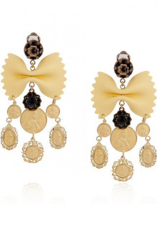 Dolce & Gabbana tészta fülbevaló - DIVAT&STÍLUS - Hírek  - dolce&gabbana, fülbevaló klipsz, style stuff, 