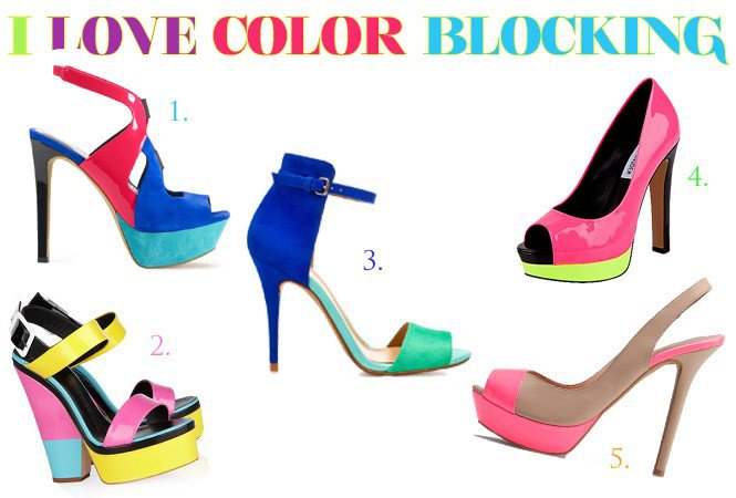 Színes cipellők - DIVAT&STÍLUS - Stílusiskola - cipők, color blocking, jessica simpson, színes cipők, zara, 