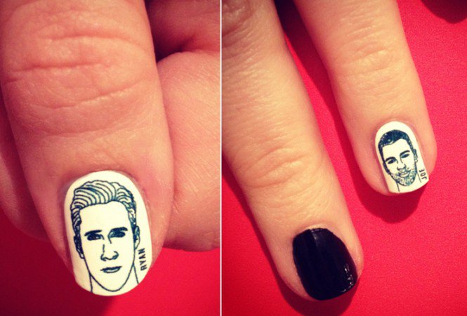 Csavard az ujjaid köré Ryan Gosslingot - KERESD A NŐT  - Egészség - köröm, körömmatrica, man-icure, ötlet, rad nails, Ryan Gossling, smink, style stuff, 