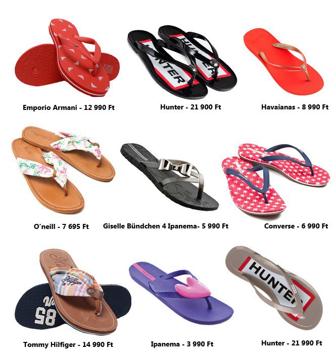 A szezon legtrendibb flip-flopjai - DIVAT&STÍLUS - Stílusiskola - +++Ipanema, ++gardr%C3%B3b, ++Hunter, ++papucs, ++vietn%C3%A1mi+papucs, +flip-flop, Havaianas, 