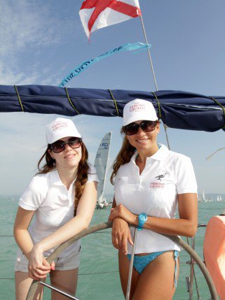 Vitorlázni tanultak a szépségek - Fesztelen mindennapok -  - ++Horv%C3%A1th+%C3%89va, +K%C3%A9k+Szalag, Muri+Enik%C5%91, 