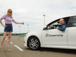 Kocsis Tibi a Hungaroringen száguldott -  -  - +++Kocsis+Tibi, +++Wolf+Kati, ++Szentgy%C3%B6rgyi+R%C3%B3me%C3%B3, +Hungaroring, K%C5%91v%C3%A1ry+Anett, 