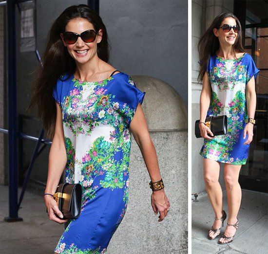 Katie Holmes Zara ruhában - DIVAT&STÍLUS - Stílusiskola - ++++Katie+Holmes, +++m%C3%A1sold+a+st%C3%ADlus%C3%A1t, ++ruha, +vir%C3%A1gminta, Zara, 