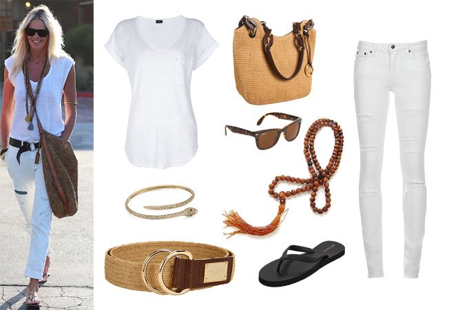 Augusztusi sztárszerkó - DIVAT&STÍLUS - Stílusiskola - +++++m%C3%A1sold+a+st%C3%ADlus%C3%A1t, ++++ny%C3%A1ri+viselet, +++outfit, ++szt%C3%A1r+szett, +Elle+Macpherson, feh%C3%A9r+farmer, 